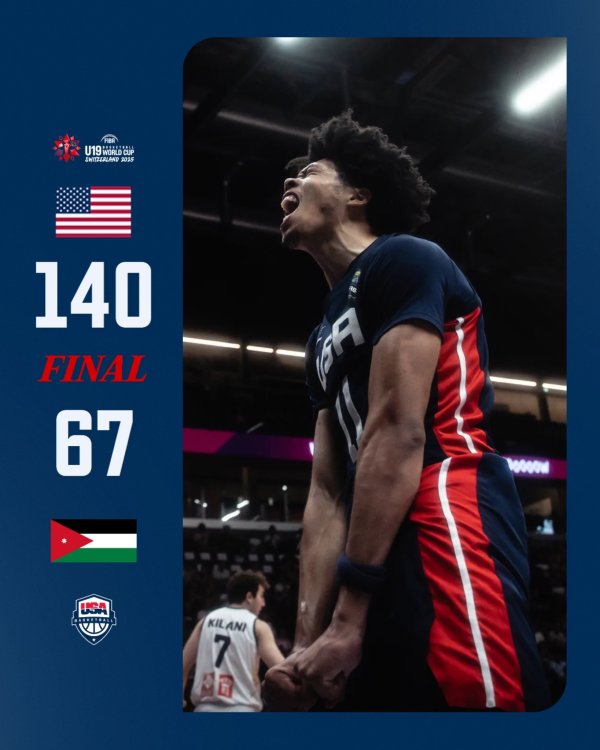 关系新闻>>>后年状元大热斯托克斯世青赛轰3双7抢断 好意思国狂胜73分+全队31抢断 全讯体育站体育信息