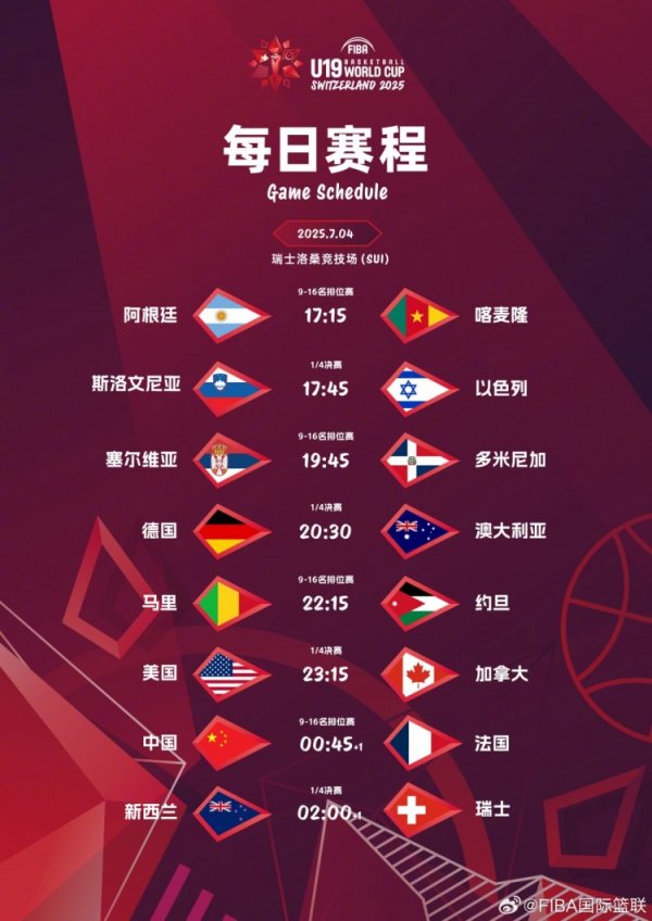 中国男篮86-99不敌新西兰男篮无缘八强体育赛事直播