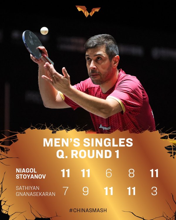 WTT: 斯托亚诺夫履历赛首轮打败头号种子体育赛事直播