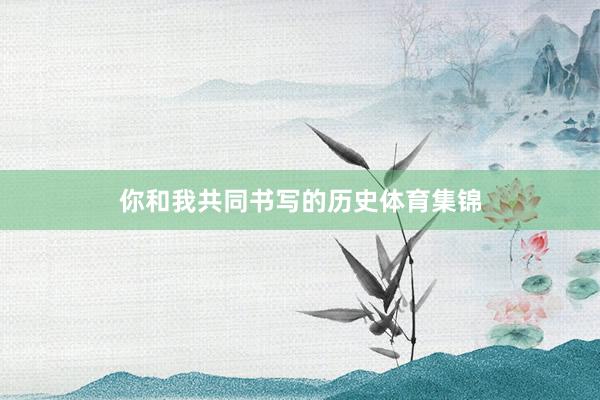 你和我共同书写的历史体育集锦