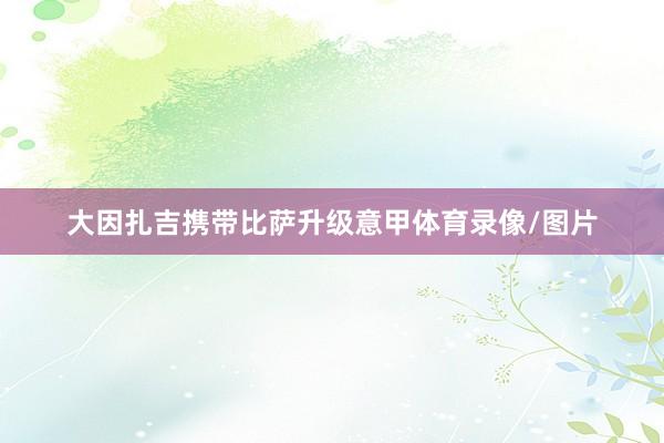 大因扎吉携带比萨升级意甲体育录像/图片