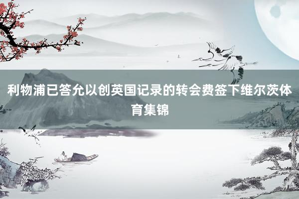 利物浦已答允以创英国记录的转会费签下维尔茨体育集锦