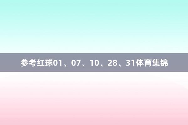 参考红球01、07、10、28、31体育集锦