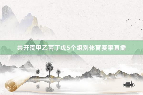 共开荒甲乙丙丁戊5个组别体育赛事直播
