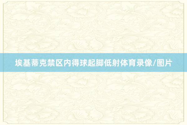 埃基蒂克禁区内得球起脚低射体育录像/图片