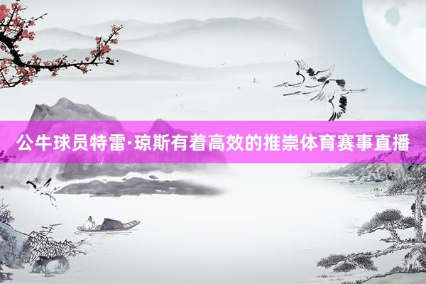 公牛球员特雷·琼斯有着高效的推崇体育赛事直播