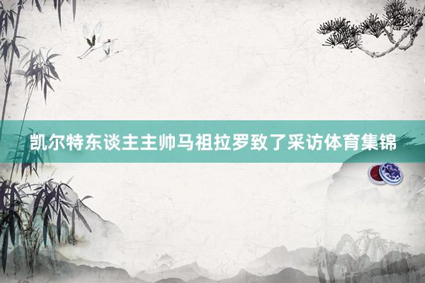 凯尔特东谈主主帅马祖拉罗致了采访体育集锦