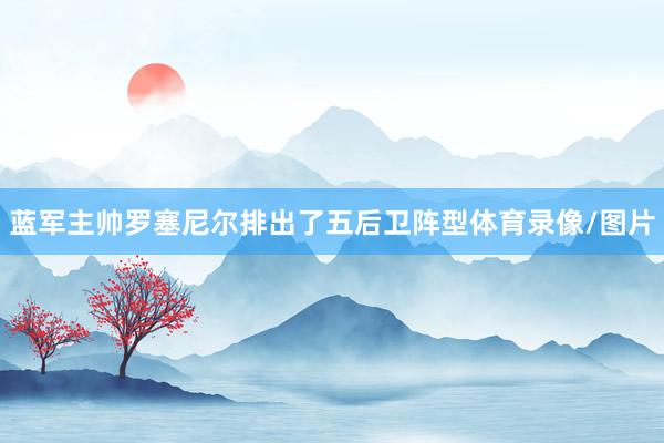 蓝军主帅罗塞尼尔排出了五后卫阵型体育录像/图片