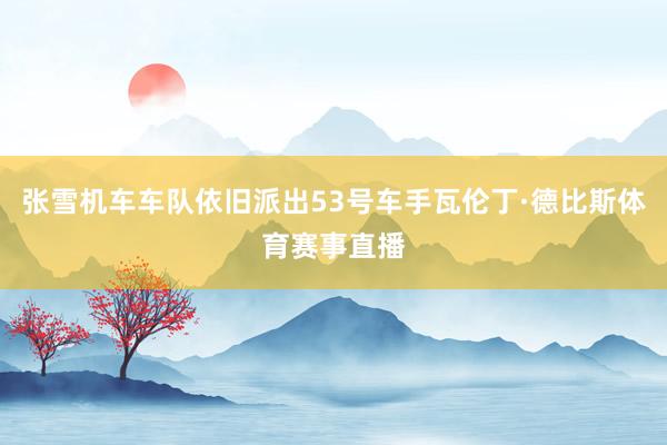 张雪机车车队依旧派出53号车手瓦伦丁·德比斯体育赛事直播